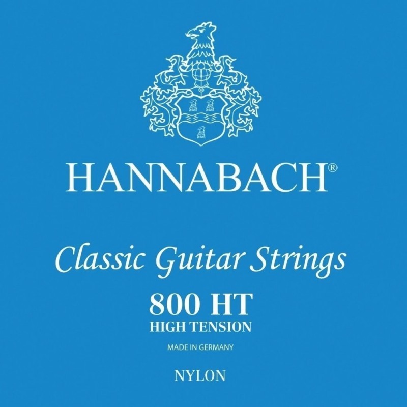 Hannabach 7164813 Struny do gitary klasycznej Serie 800 High tension Posrebrzany